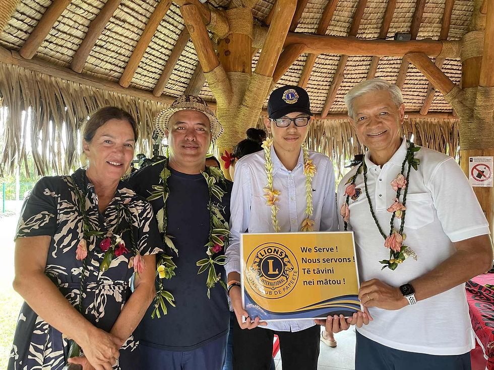  remise officielle de la plage braille à Sun EBBS