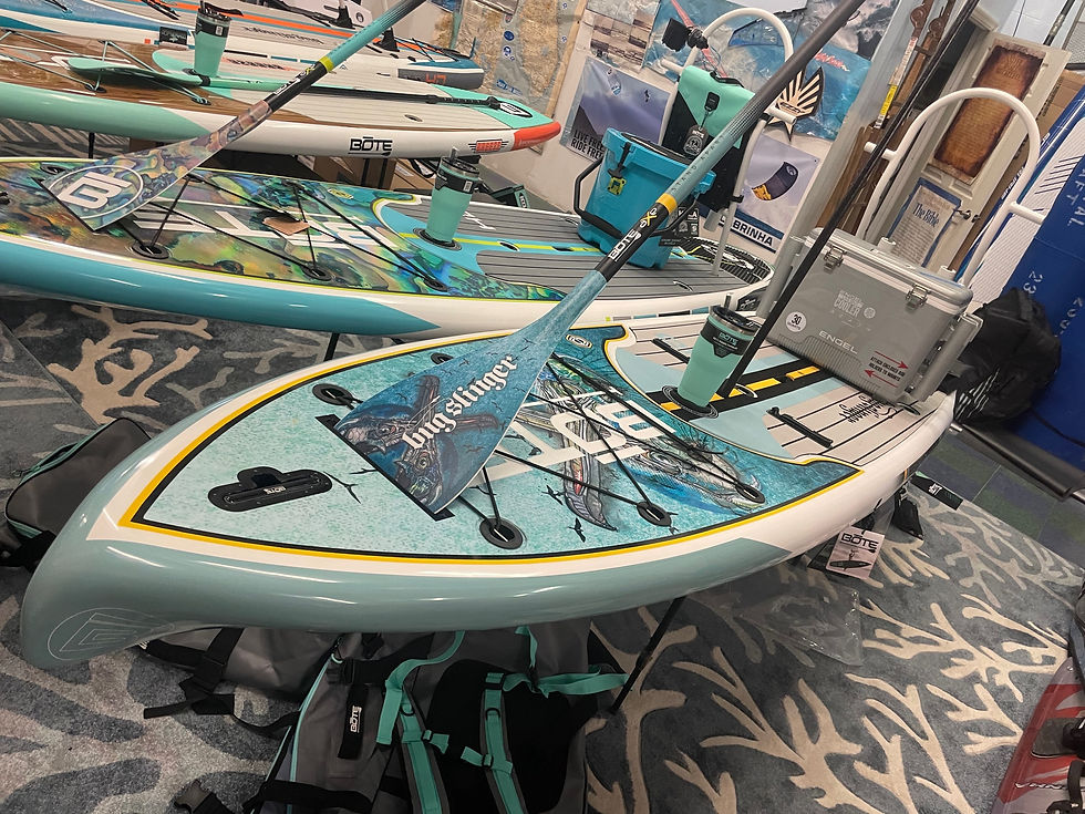 Thumbnail: Bote-12’-HD-bugslinger-Board  Paddleboard was $1899,now $1,499.00 ,carbon-paddle