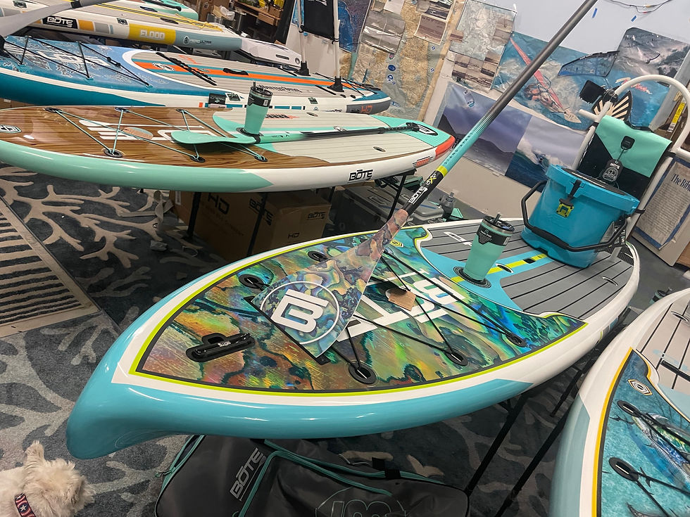 Thumbnail: Bote-12’-HD-bugslinger-Board  Paddleboard was $1899,now $1,499.00 ,carbon-paddle
