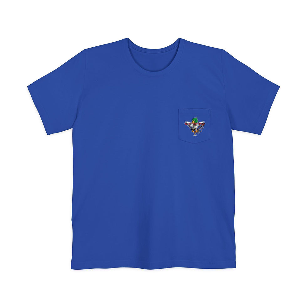 Thumbnail: Duck Hunting Pocket T-Shirt — Vintage Hunting Scene Tee