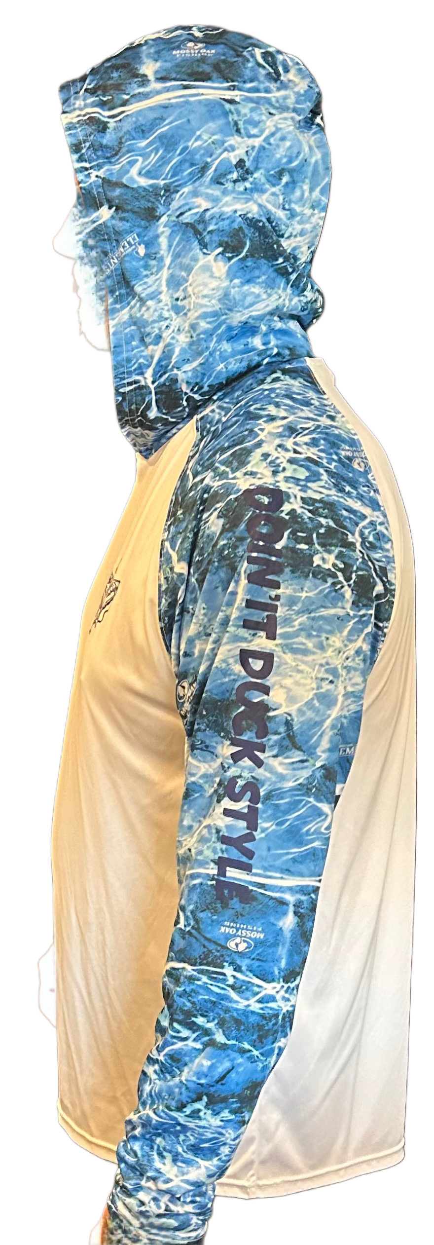 Thumbnail: Logo Stupid Duck/ Doin'it Duck Style Nautical Paragon UPF 50+ Hoodie