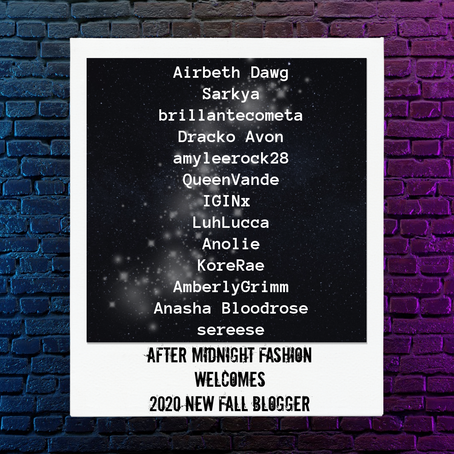 2020 Fall Blogger Search Results