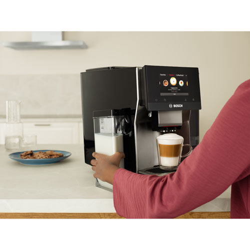 Thumbnail: Bosch VeroCafe 800 automatic espresso machine with milk frother