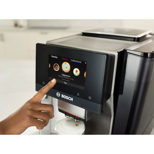 Thumbnail: Bosch VeroCafe 800 automatic espresso machine with milk frother