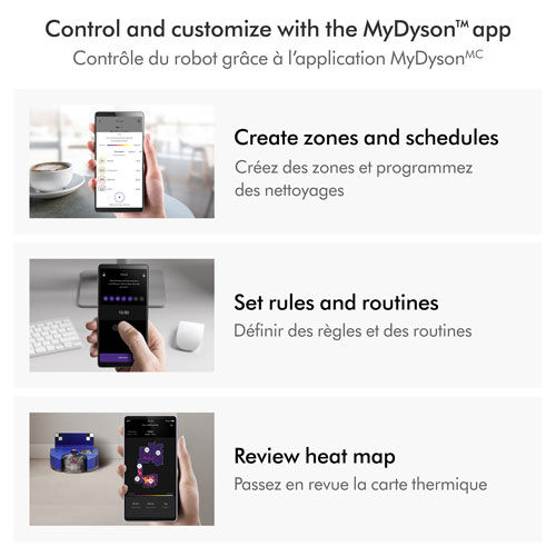 Miniature : Aspirateur robot 360 Vis Nav de Dyson - Bleu