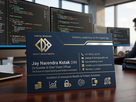 Jay Narendra Kotak DIN | The Future of Digital Banking and Smart Investments