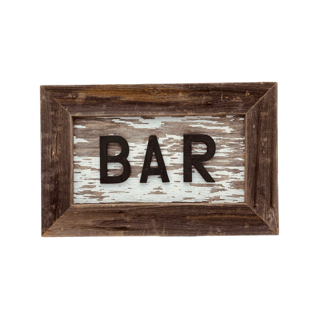Rustic Bar Sign