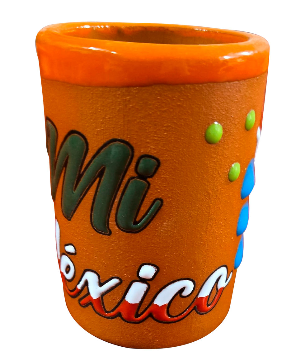 8 oz Mexican clay cup