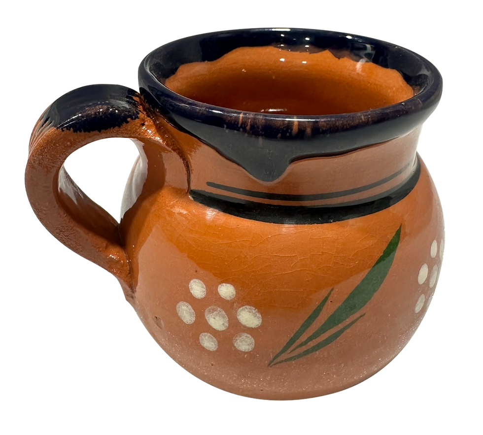handmade Mexican clay mug for restaurants