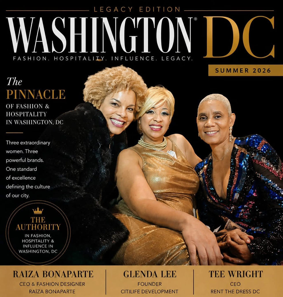 Tee Wright is a creative entrepreneur and the founder of Rent The Dress DC, a curated, appointment-only dress rental boutique located in the Washington, D.C. area. The business offers sustainable, size-inclusive formal wear and personalized styling services for galas, red carpets, and special events under the motto "Rent • Rock • Return".