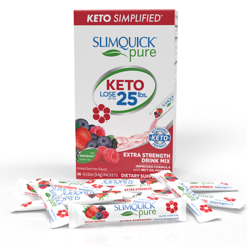 Slimquick Pure Extra Strength Mixed Berry Drink Mix Slimquick
