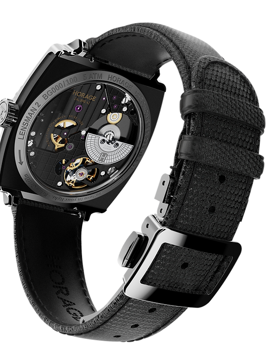 sオーダーコルク半 Lensman 2 - Rubber Strap with Clasp | Horage Swiss Watches