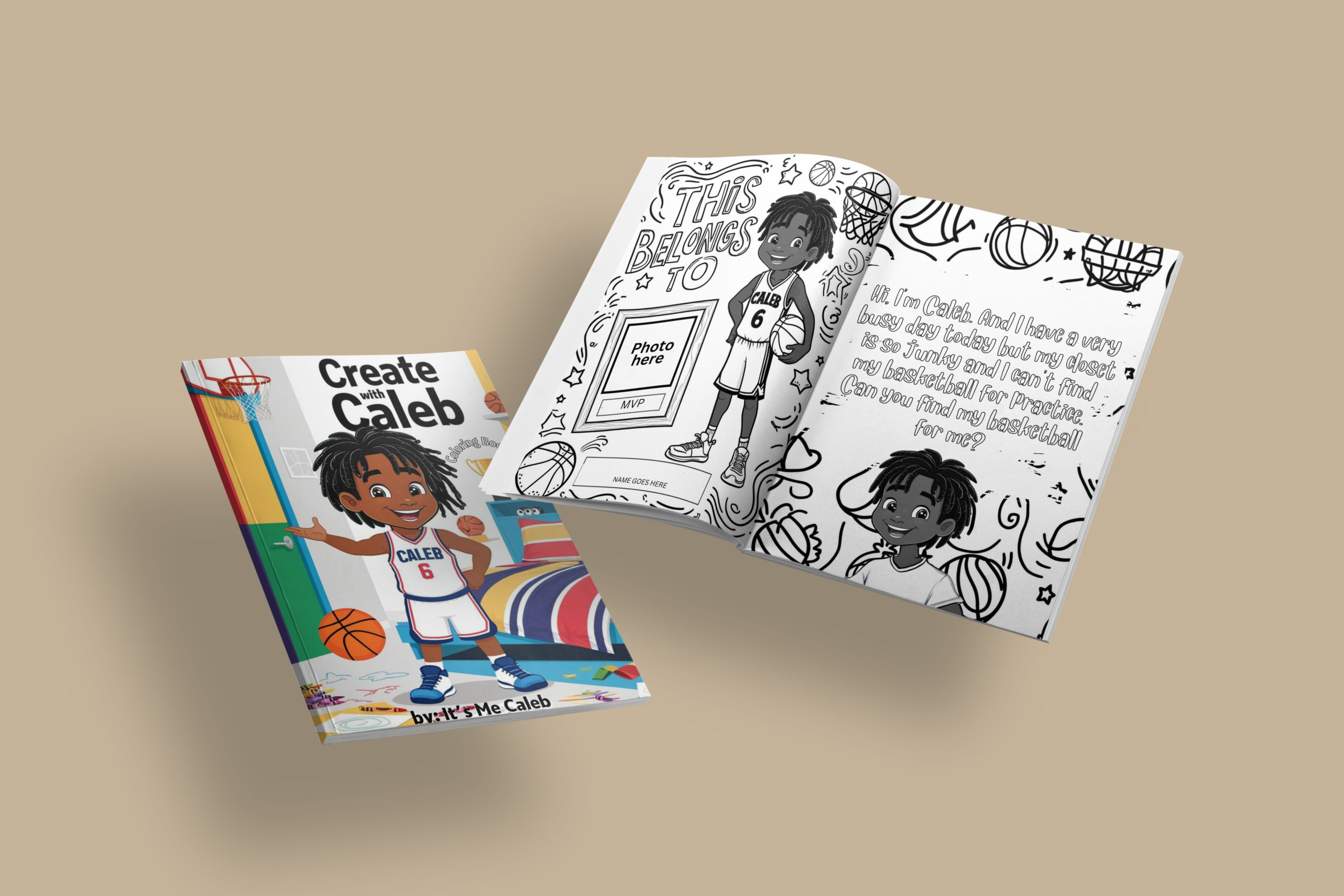 Create with Caleb Coloring Book