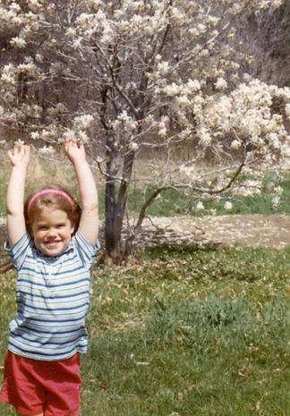 Rebecca at 4 years old in Monroe, CT