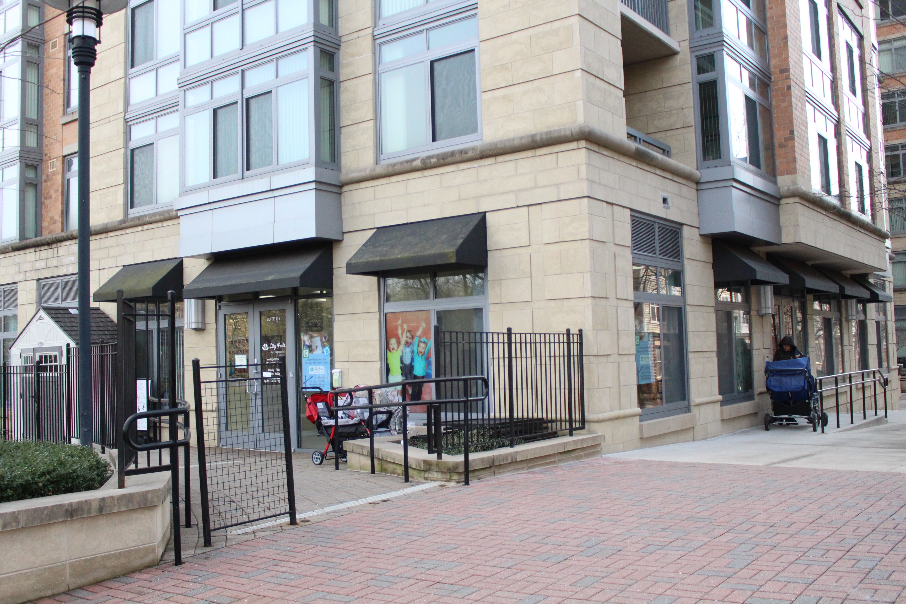 Lily Pads Early Learning Center exterior at street level