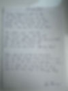 Magda's handwritten lyrics for 'Flamingo Road'