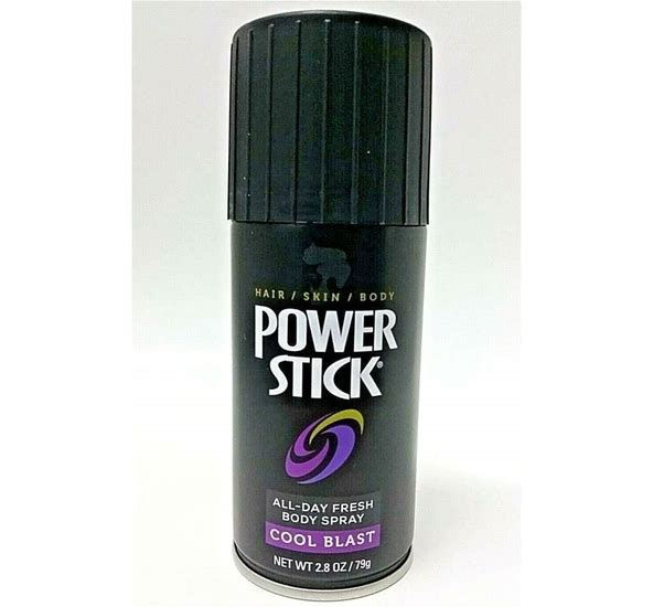Power Stick COOL BLAST Deodorant Body Spray 3.5 Oz