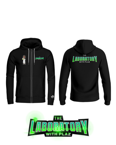Green and White Zip Up Hoodie | The Laboratory Plaz
