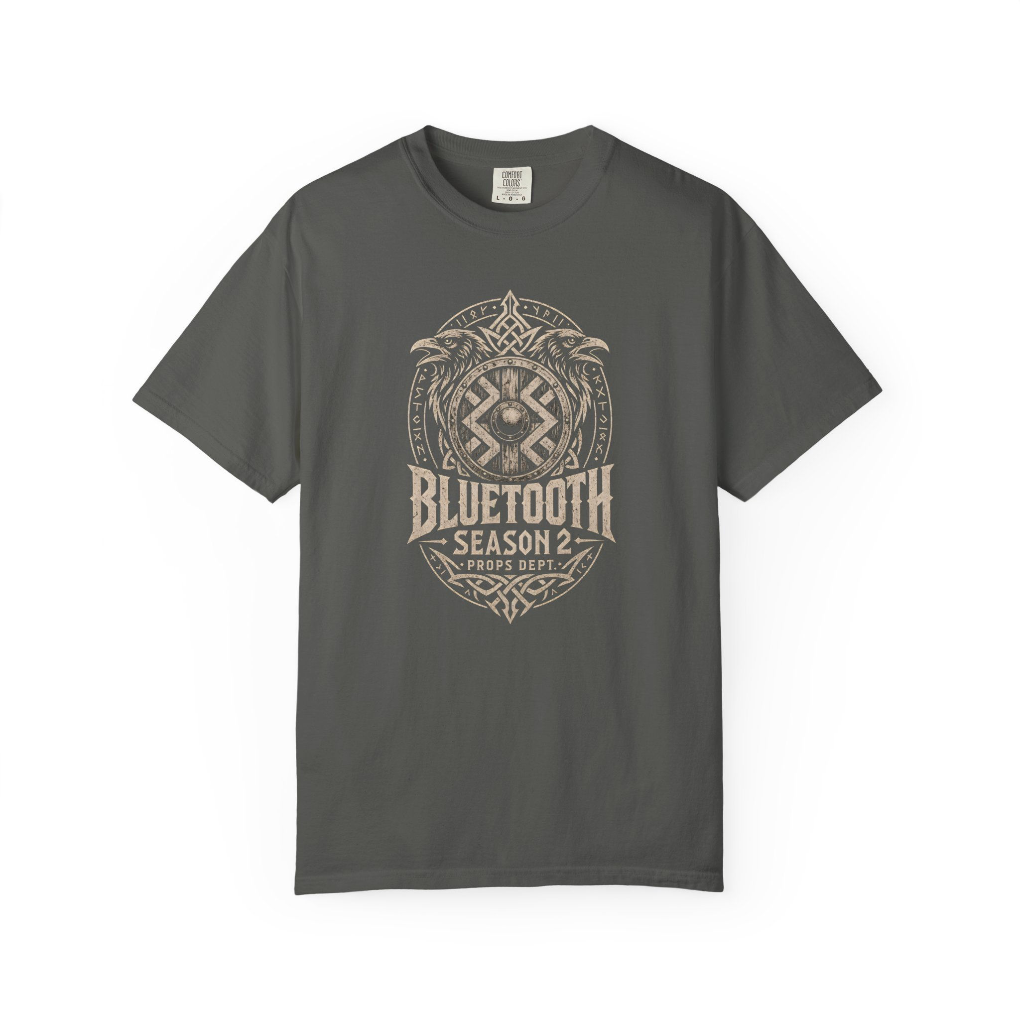 Bluetooth Season 2 Shield Graphic T-shirt | Viking Knot Emblem