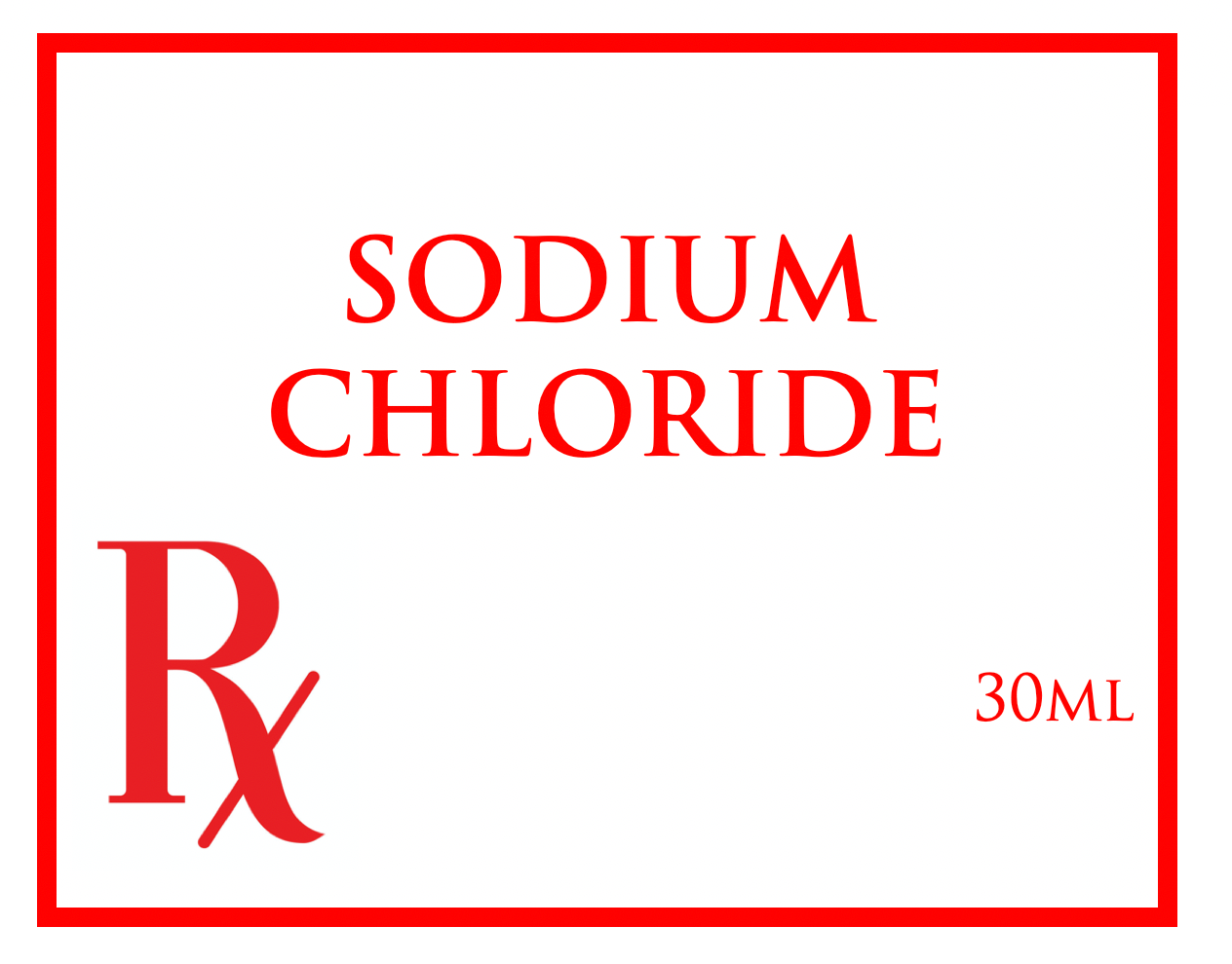Sodium Chloride 30ml