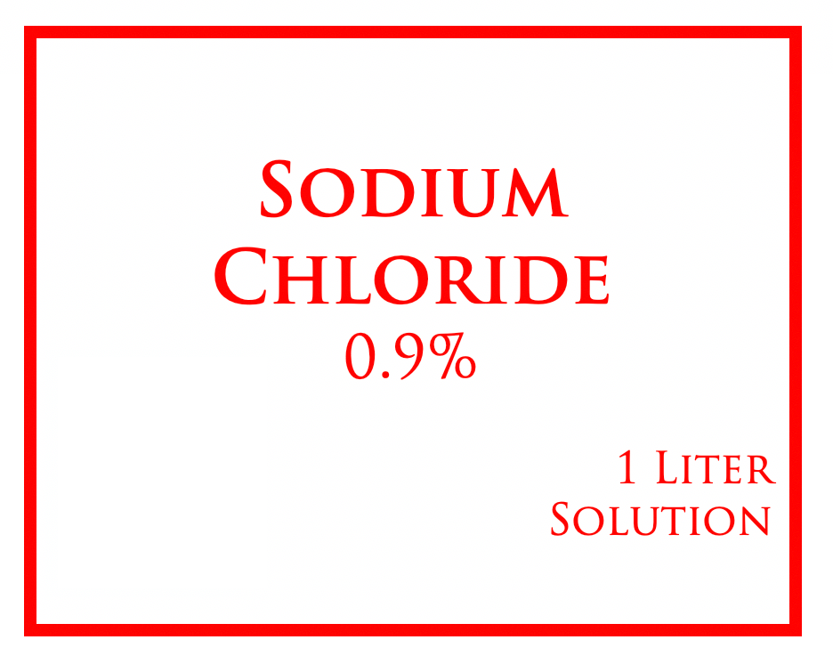 0.9% Sodium Chloride Solution 1L Pnss