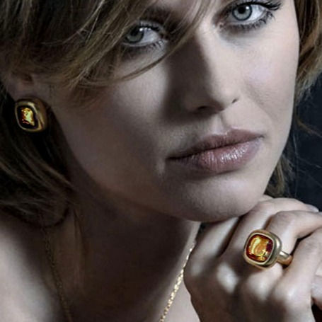 Miniatura: AN9301R-087 Cognac Quartz Ring