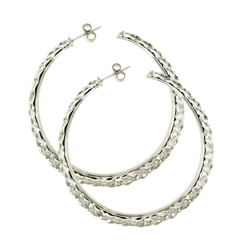 OR-5831B-Silver Earrings-Studio 54 Collection