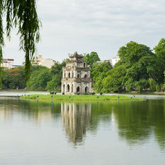 Hoan Kiem Lake and Ngoc Son Temple (Hanoi)