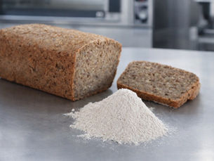 A fermented binder for gluten-free industrial bread
