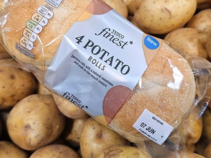 Tesco introduces potato burger rolls as part of major finest bakery expansion