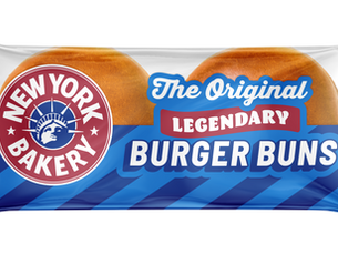 New York Bakery brings potato buns to UK retail with launch of Legendary Burger Buns