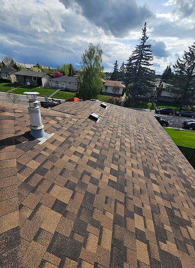 Brown and Gray Shingled Roof