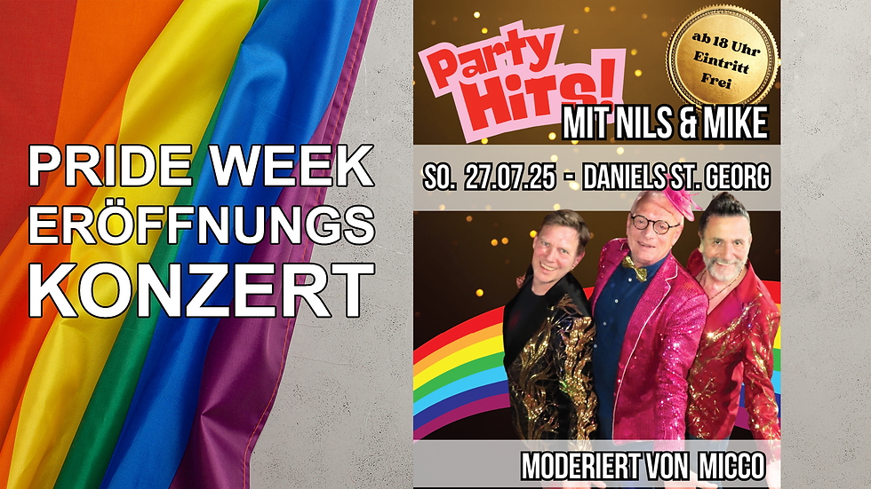 Pride Week Eröffnungskonzert mit Nils & Mike