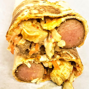 💥Nigerian-style Supreme Shawarma - Beef, Chicken, Hot dog (BUFF Size)