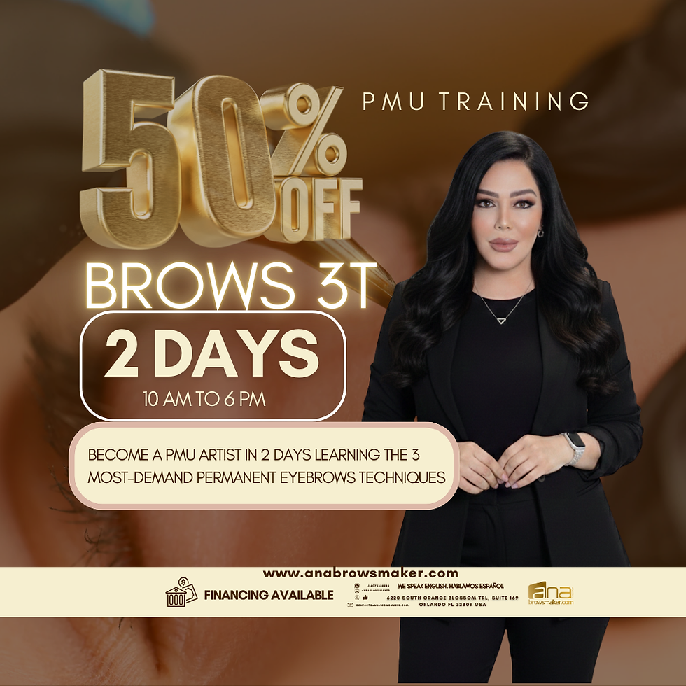 Thumbnail: permanent makeup training 2 days and get your professional kit for start your carreer in Orlando