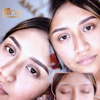 hair strokes technique