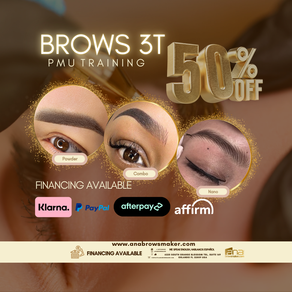 Become a Permanent Makeup Artist with Brows 3T - 2 days Training in Orlando