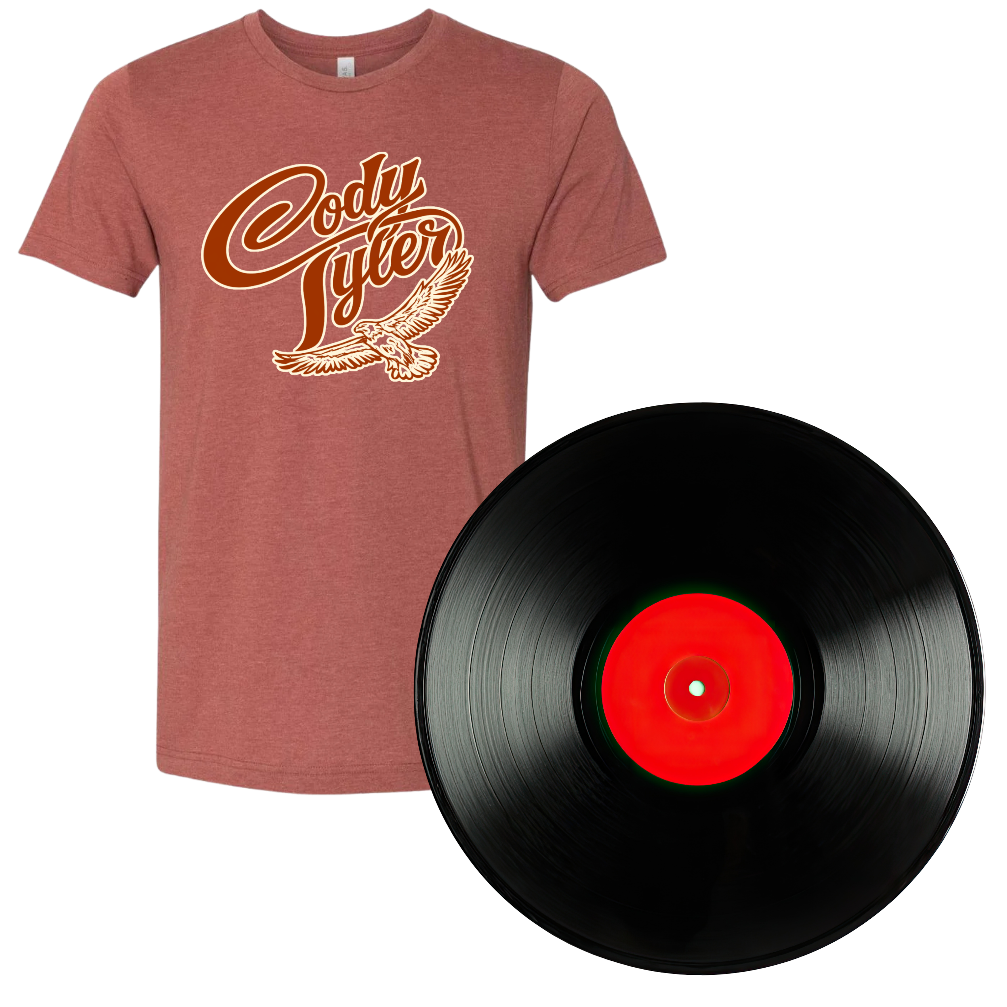 Signed Vinyl + T-Shirt