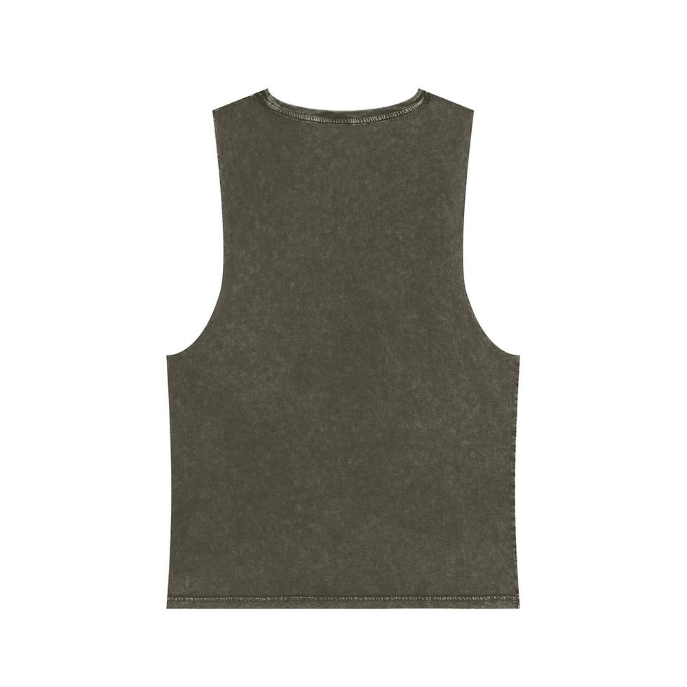 Thumbnail: Stonewash Tank Top - Mellow Moods Tattoo Design