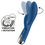 Miniature : Vibro Rabbit Spinning Rabbit 1  11 x 3.5cm Bleu