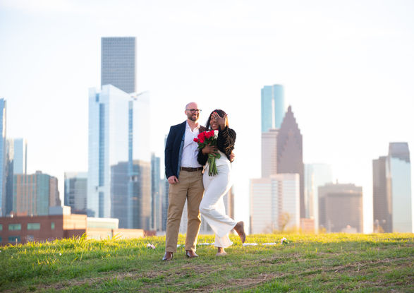 Downtown Houston Proposal Photographer