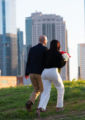 Downtown Houston Proposal Photographer