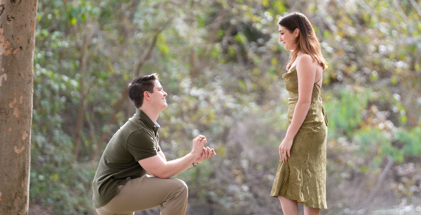 Hermann park Surprise Proposal Photo