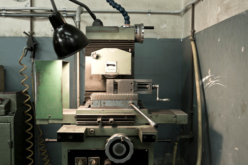 Imágen de la rectificadora del antiguo taller