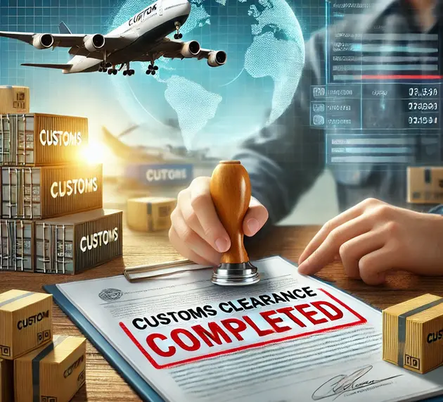dalle-2024-09-24-18-48-22-a-realistic-and-detailed-image-illustrating-the-customs-clearance-process-in-international-shipping-the-image-features-a-customs-officer-approving-a.webp