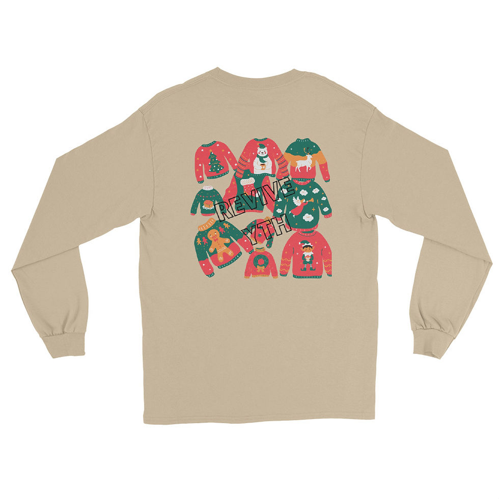Thumbnail: Long Sleeve Shirt "Christmas sweater" - Revive merch CHRISTMAS EDITION 