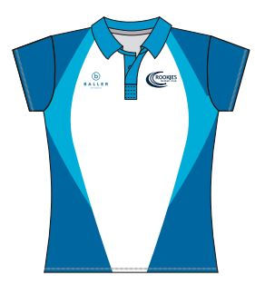 Rookies - Ladies Fit Polo-shirt no Velcro (Snr and Jnr)
