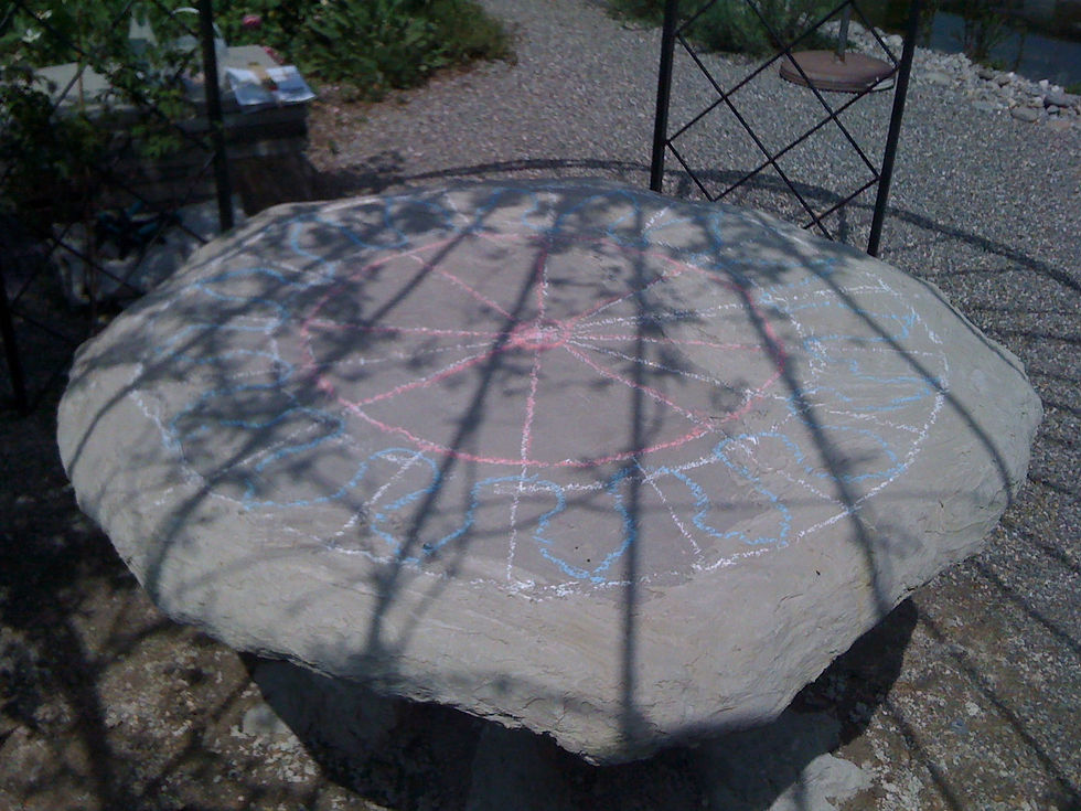 Mosaik Gartentisch