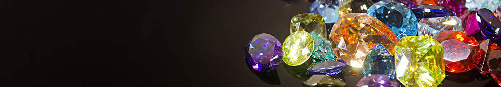 Jewel or gems on black shine color, Coll