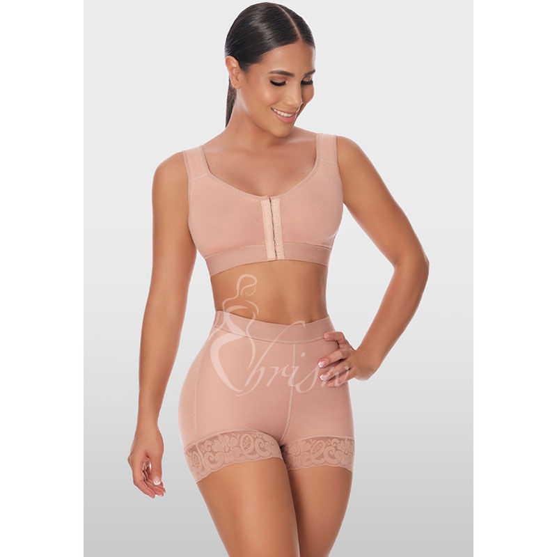 Thumbnail: Short De Alto Realce Con Huecos Internos Invisible High Waist Panties Butt Lifte